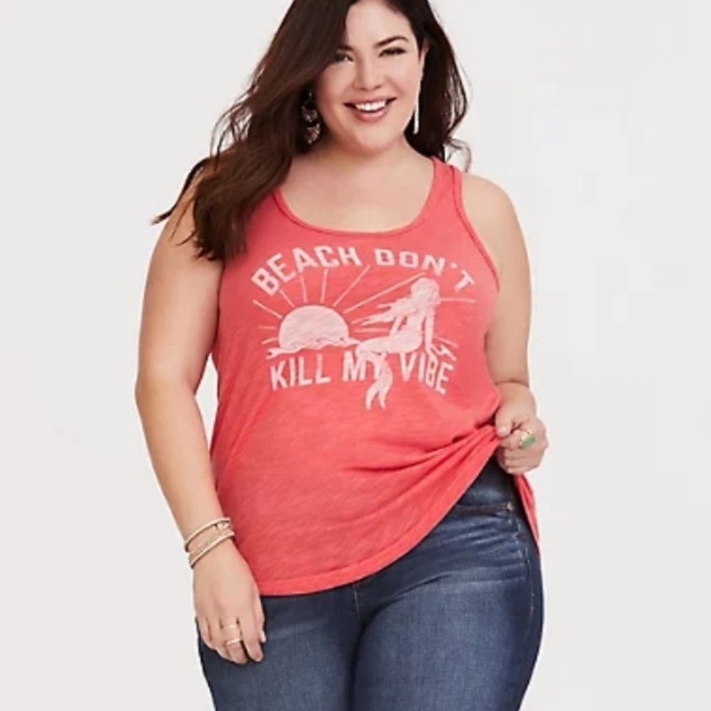 Torrid Beach Don’t Kill My Vibe, Girlfriend Tank size 0